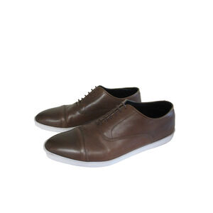 ALLEN EDMONDS Park Avenue Oxford Brown Chili Leather 12 D Cap Toe Lace Up Shoes